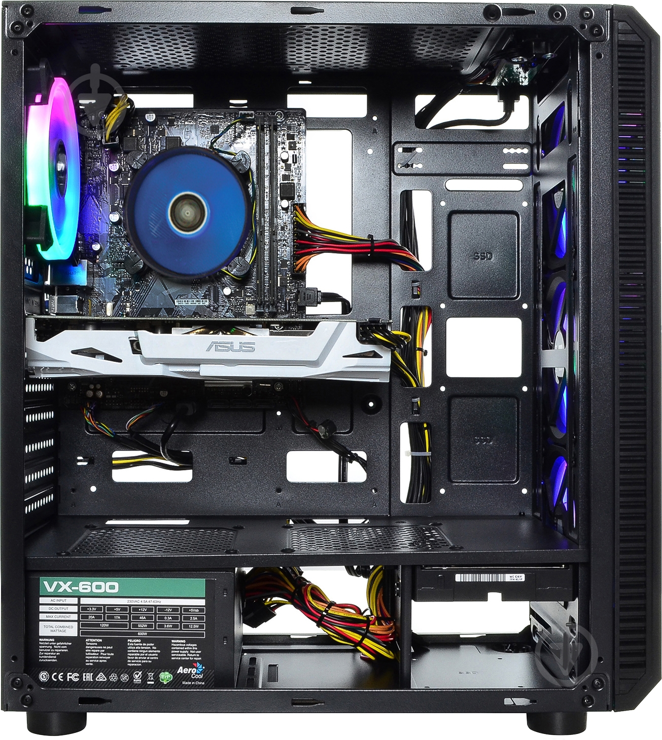 Компьютер персональный Artline Gaming X55 (X55v08) black - фото 15