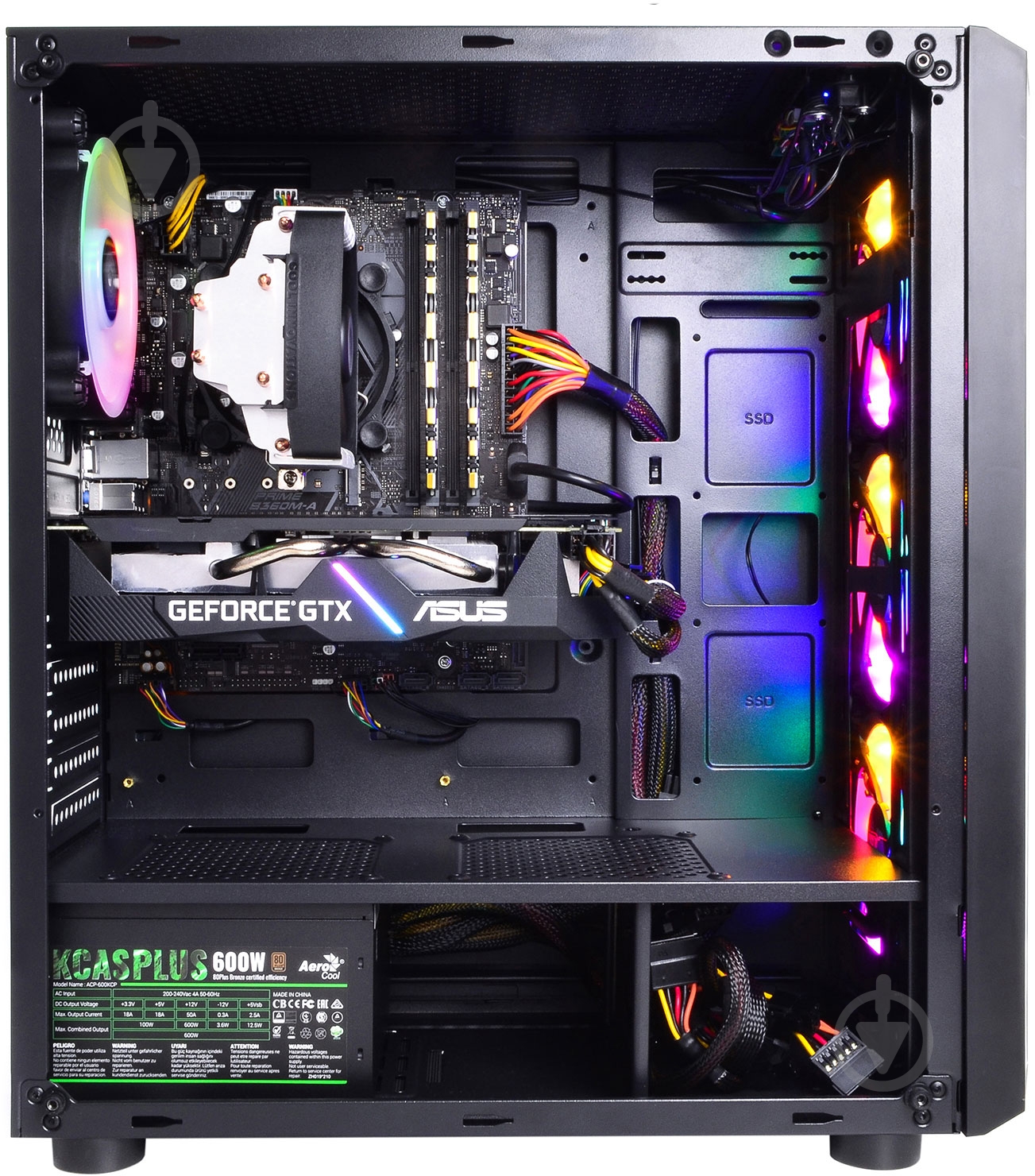 Компьютер персональный Artline Gaming X55 (X55v09) black - фото 11