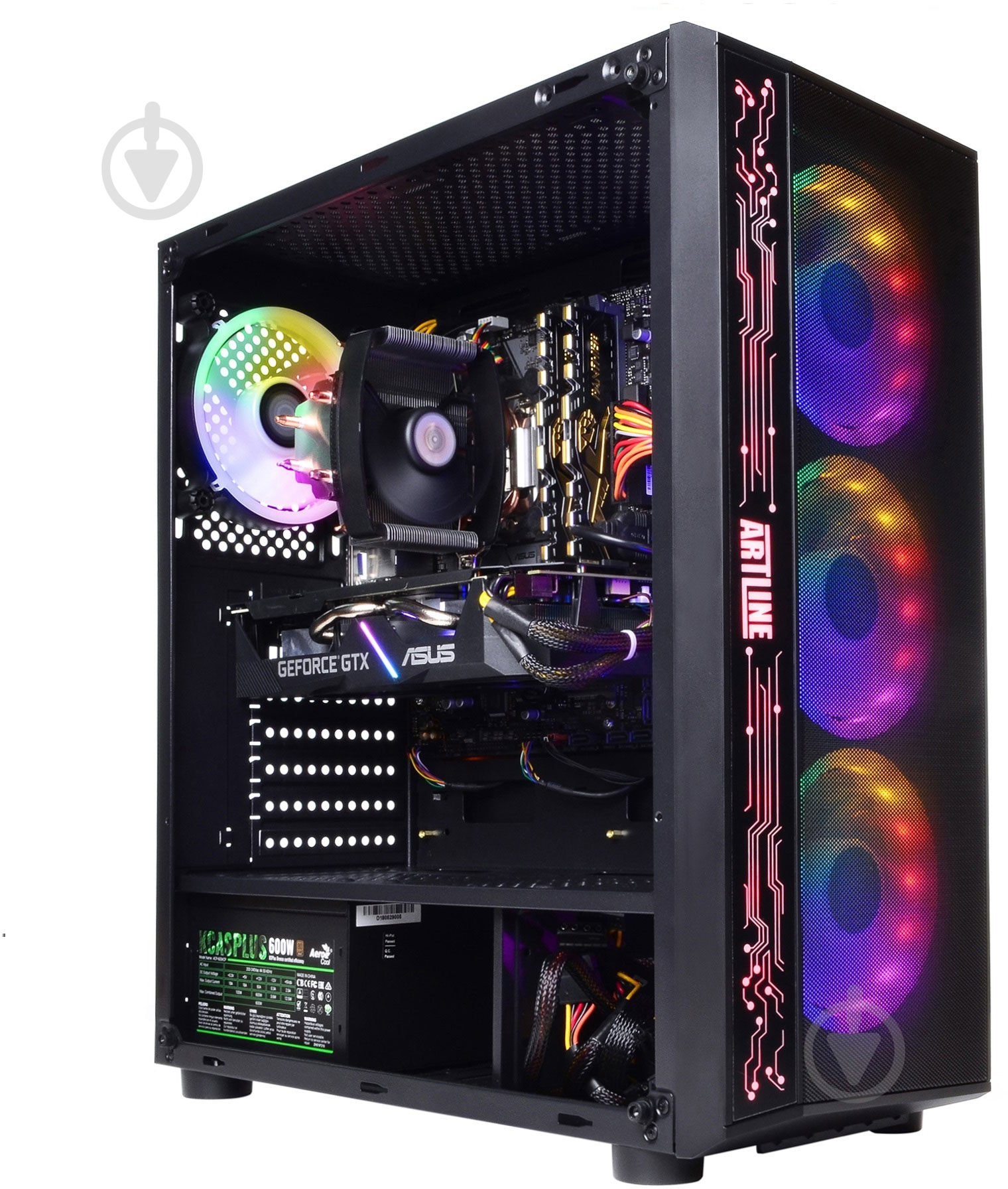 Комп'ютер персональний Artline Gaming X55 (X55v10) black - фото 3
