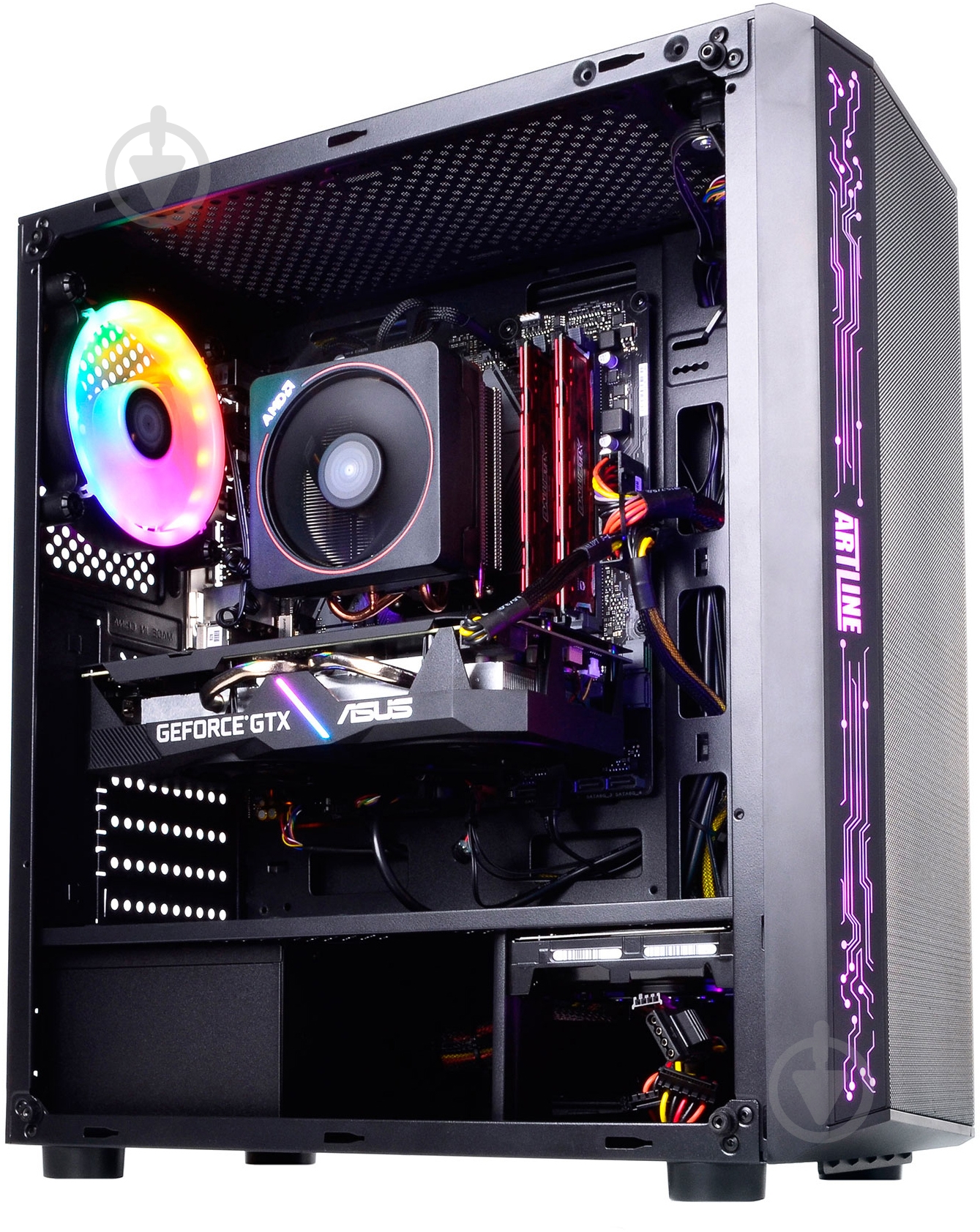Компьютер персональный Artline Gaming X65 (X65v18) black - фото 12