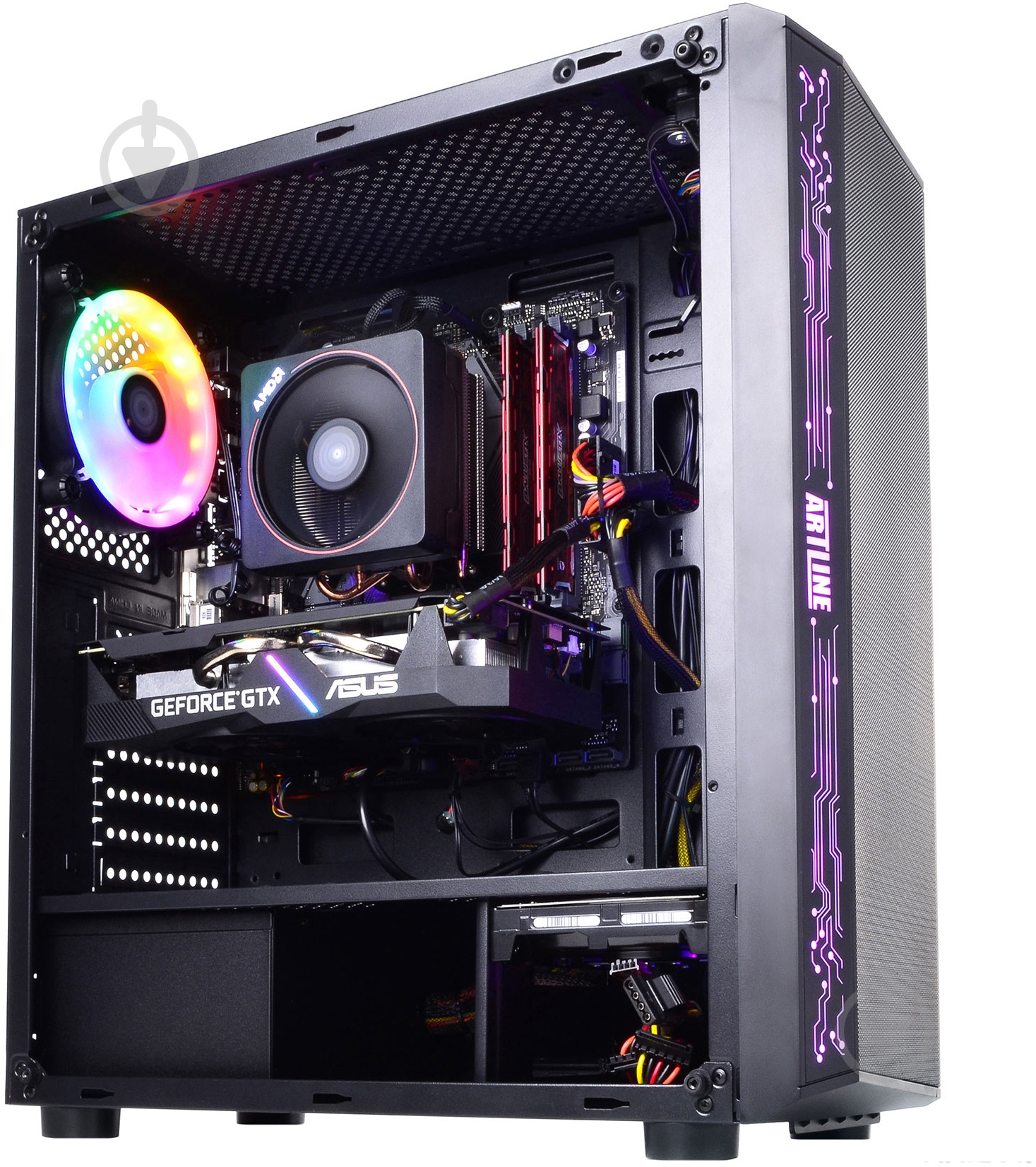 Компьютер персональный Artline Gaming X65 (X65v18) black - фото 11