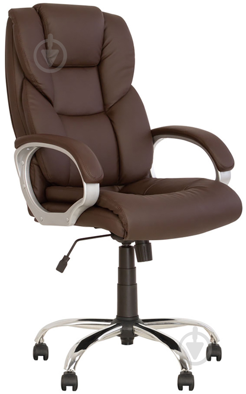 Крісло Nowy Styl Marell TILT CHR68 (CH) ECO-31 темно-коричневий - фото 1
