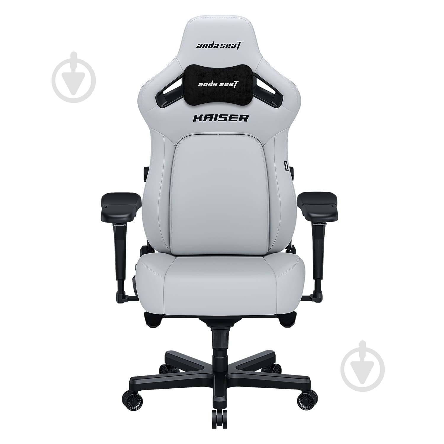 Крісло ігрове Anda Seat Kaiser 4 Size L White Premium PVC білий - фото 1
