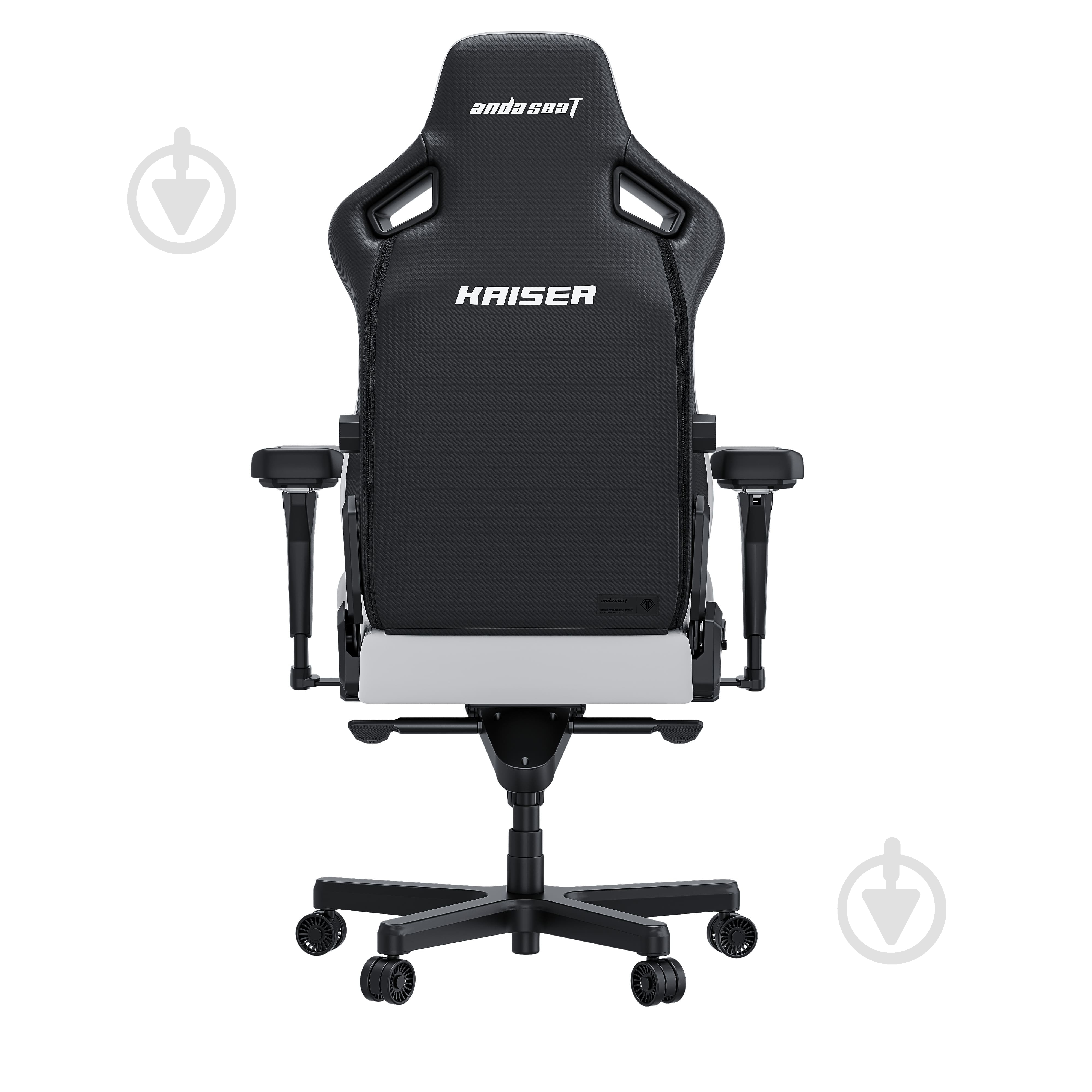 Крісло ігрове Anda Seat Kaiser 4 Size L White Premium PVC білий - фото 3