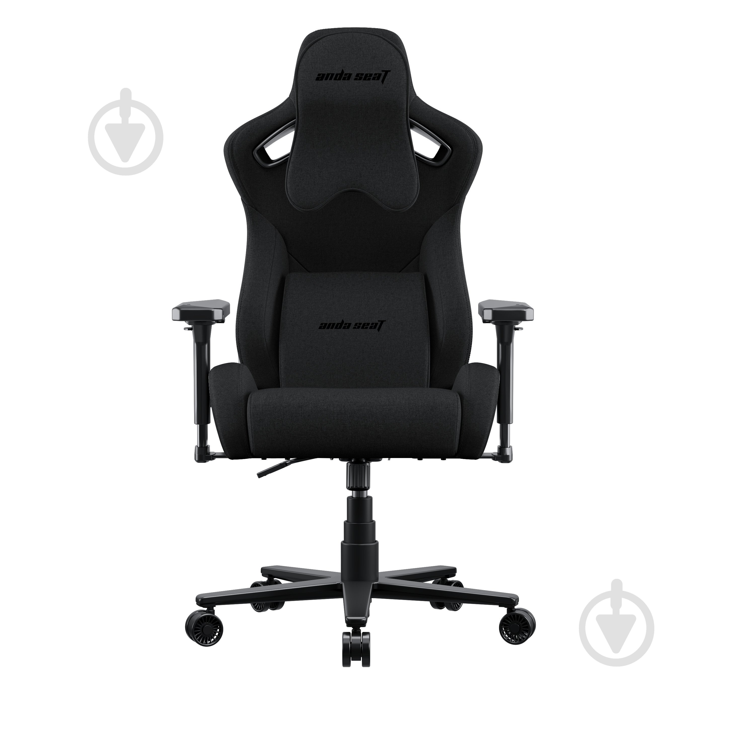 Крісло ігрове Anda Seat Kaiser Frontier Size XL Dark Grey Linen Fabric темно-сірий - фото 2