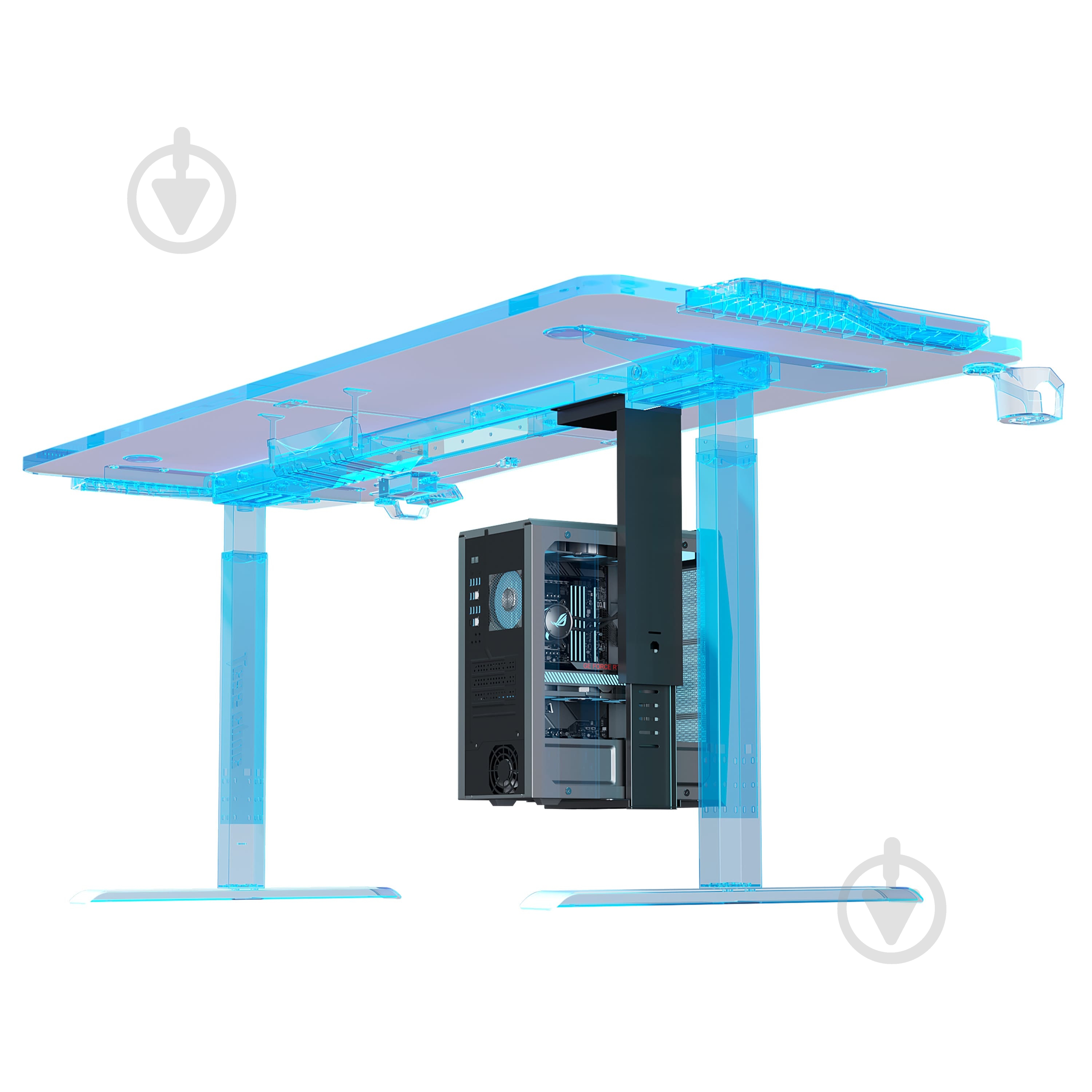 Держатель для системного блока Anda Seat Desk PC Holder Black - фото 2