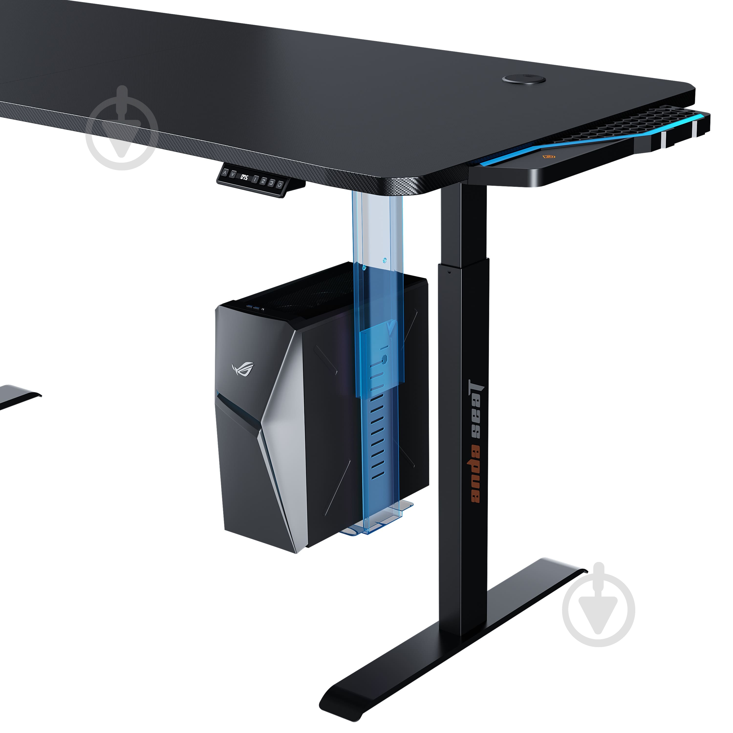 Держатель для системного блока Anda Seat Desk PC Holder Black - фото 4