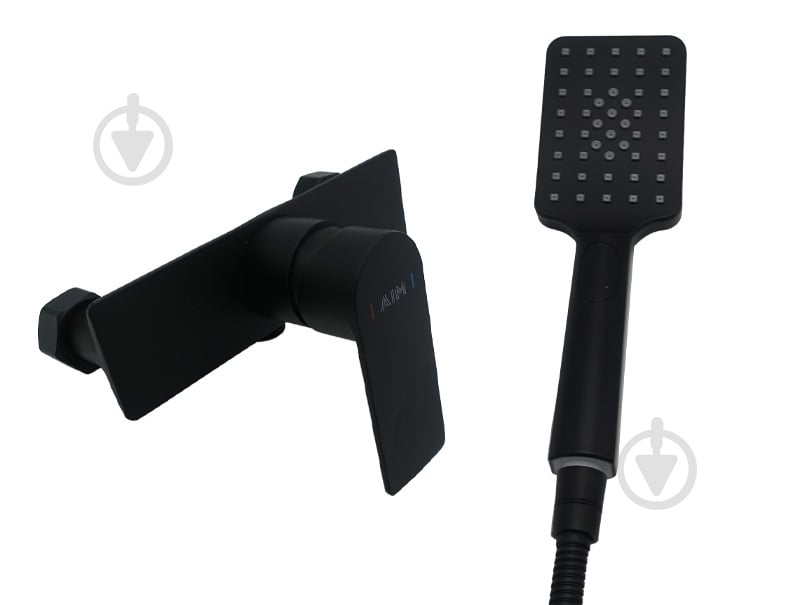 Смеситель для душа AiM черный матовый DG01140 matte black - фото 1