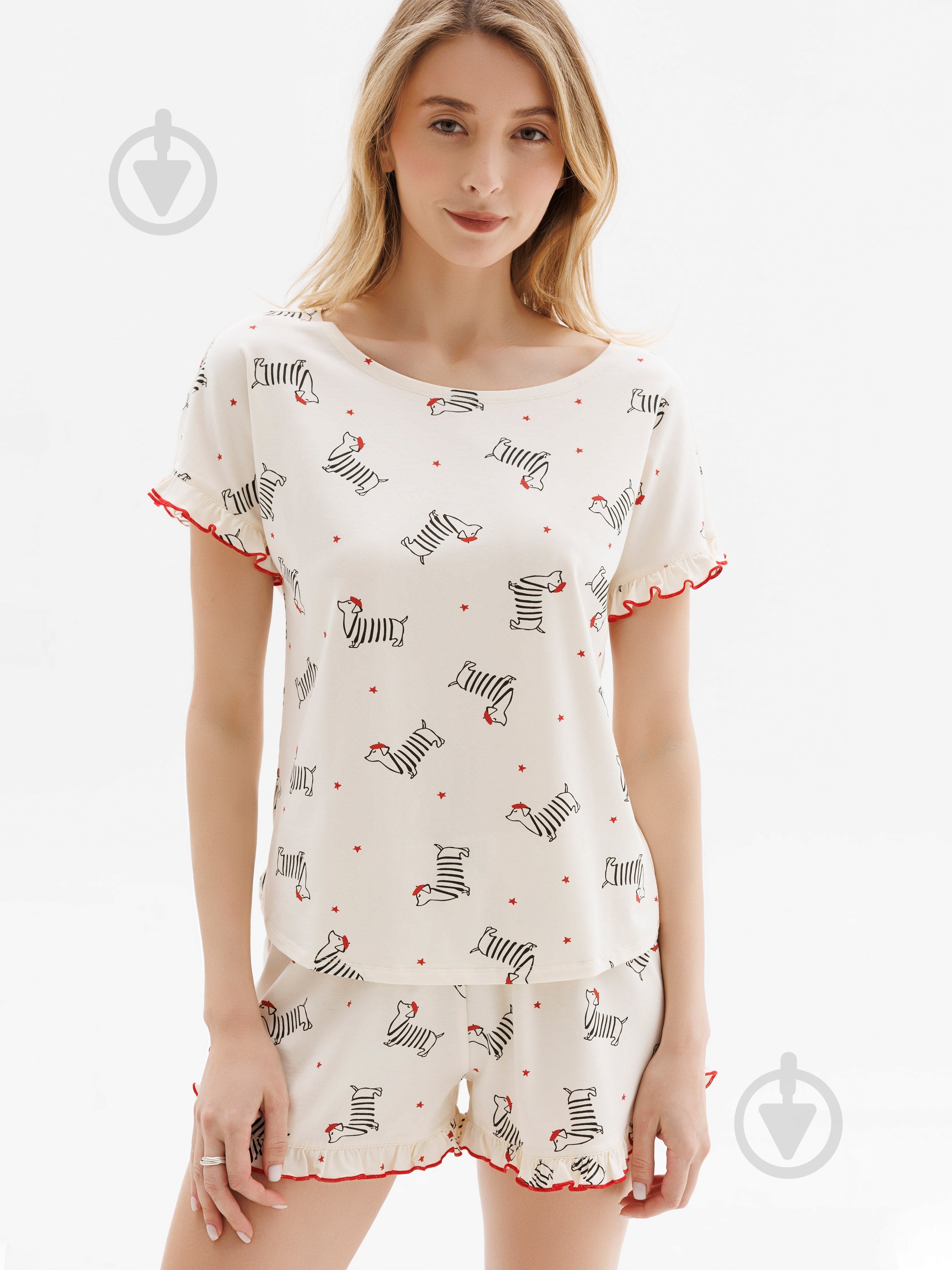 Шорты женские Roksana №1NIGHT PUPPY 807/16343 №1807 р. M красный - фото 3 Шорты женские Roksana №1NIGHT PUPPY 807/16343 №1807 р. M красный - фото 3