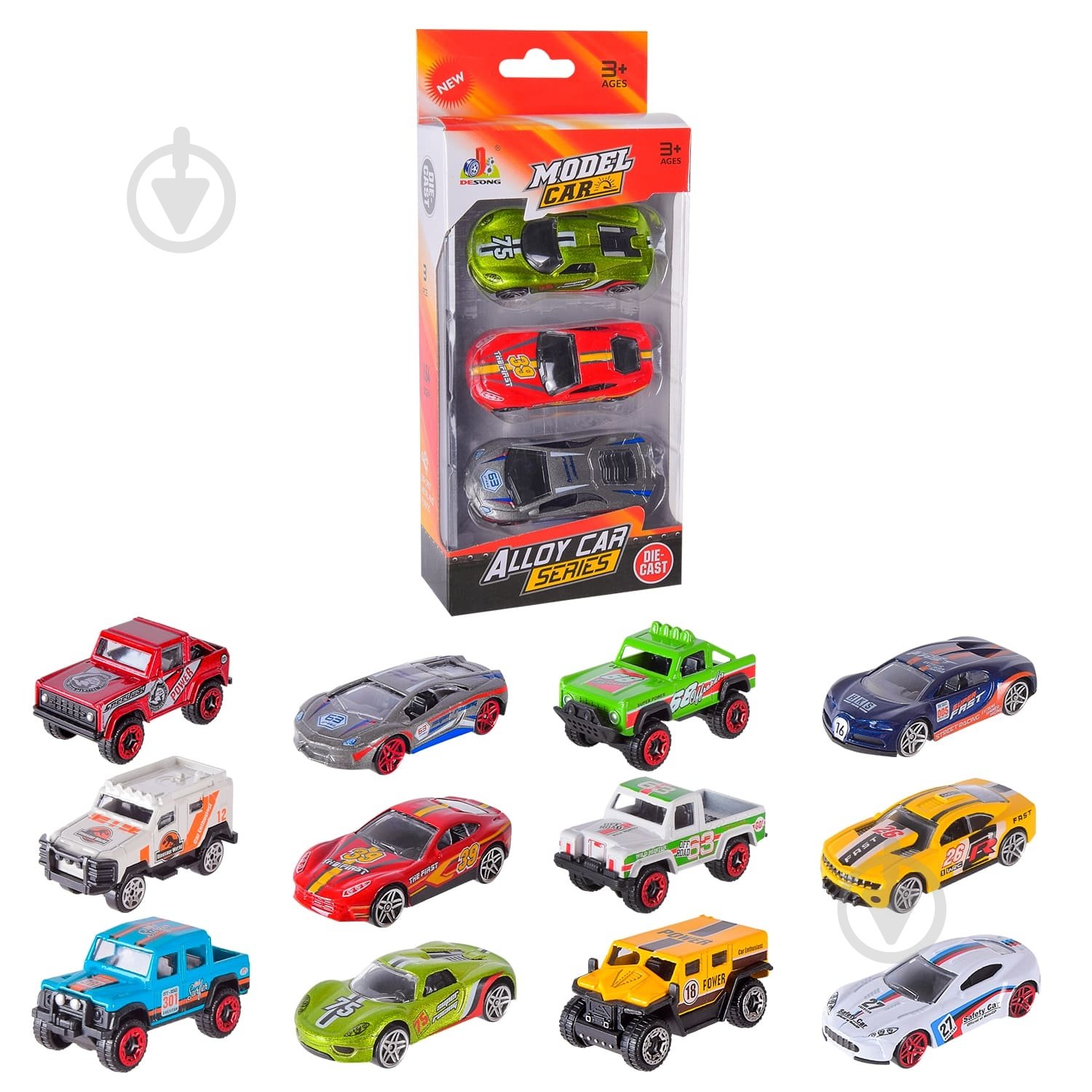 Набор машинок Shantou 1:64 DS045 - фото 1 Набор машинок Shantou 1:64 DS045 - фото 1