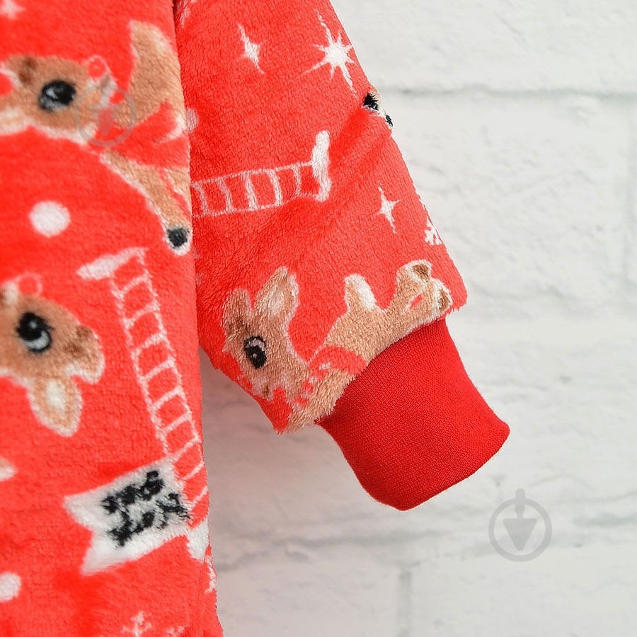 Ромпер унисекс Blanka Олененок р.104 красный 110684 - фото 3