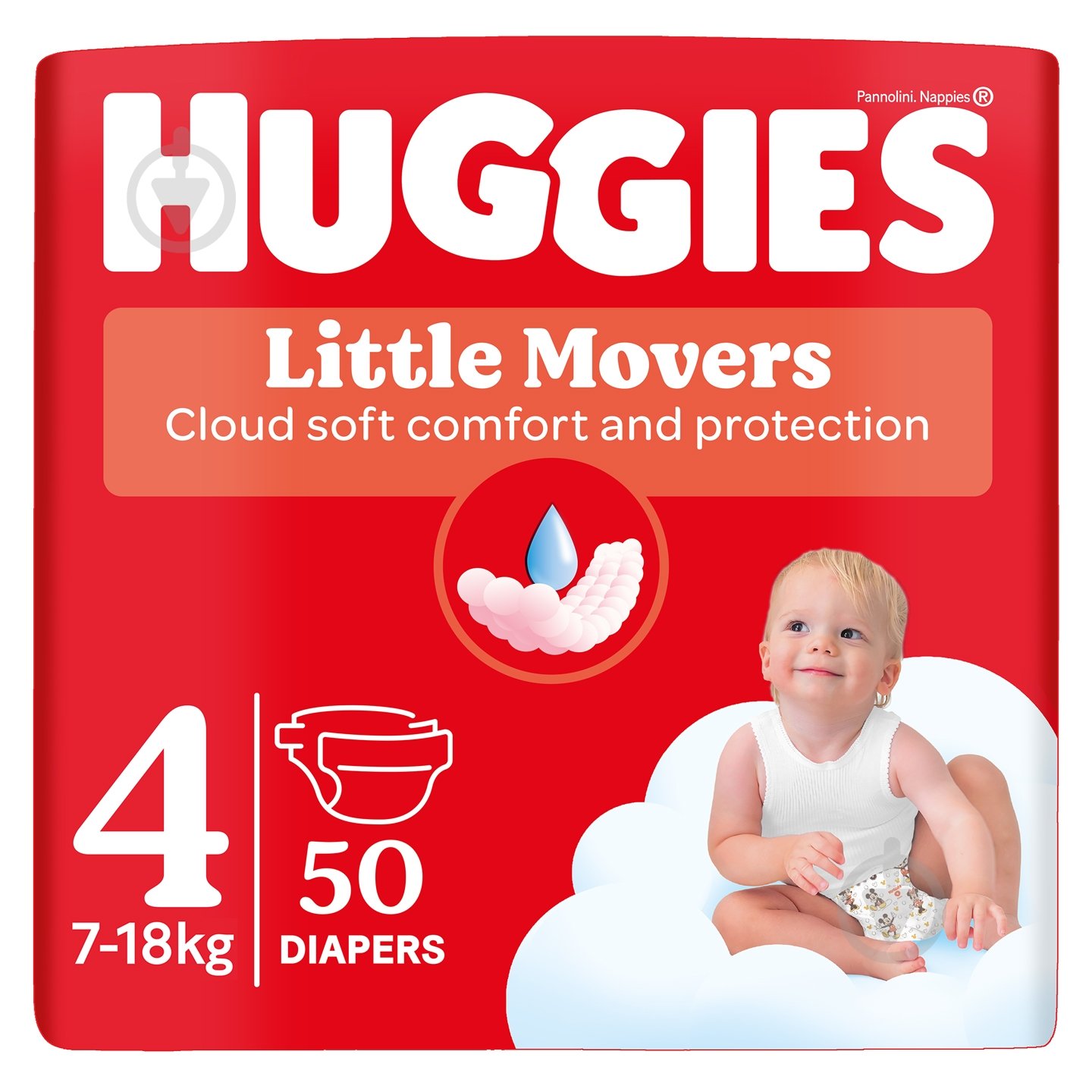 Підгузки Huggies Ultra Comfort Unisex 4 7-18 кг 50 шт. - фото 1