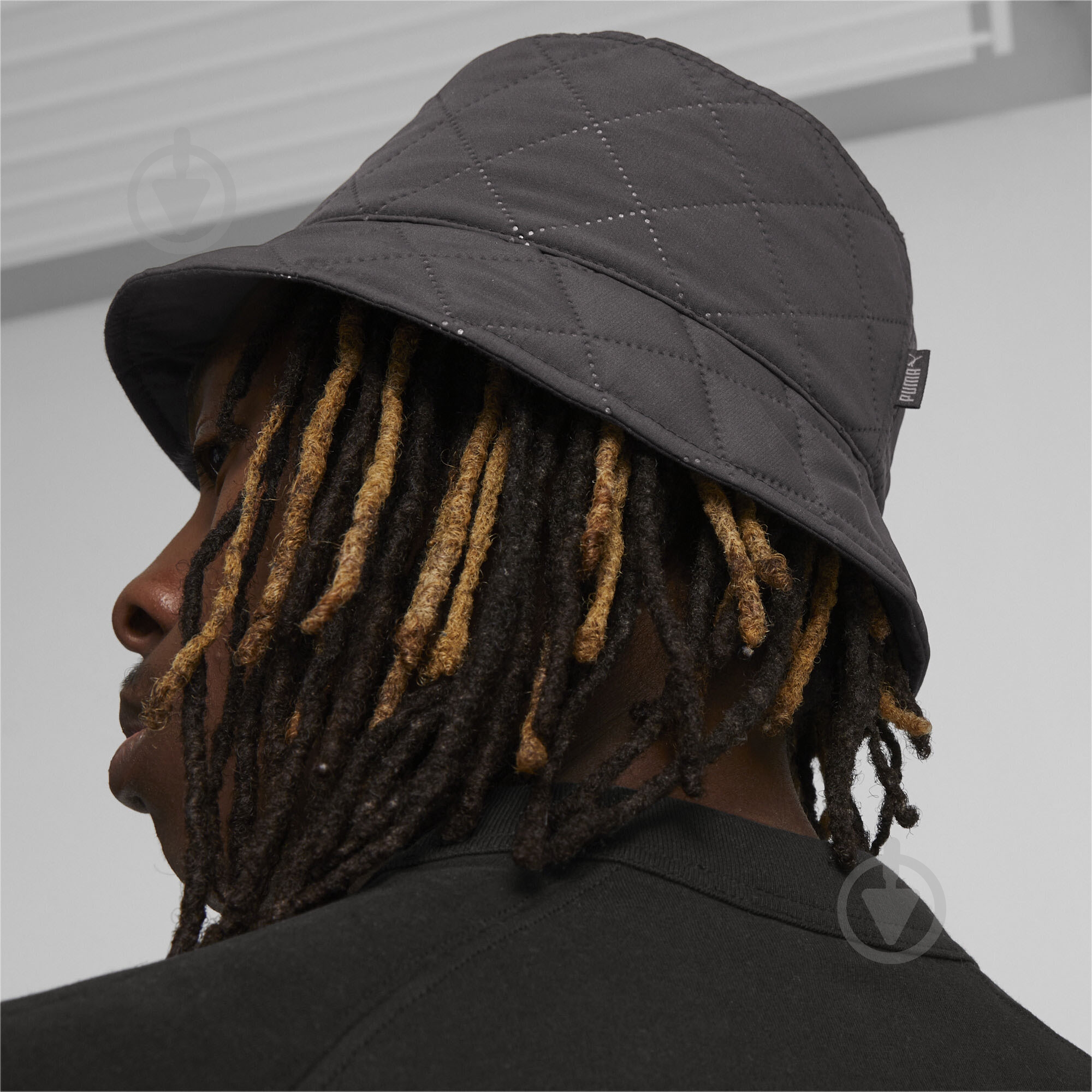Панама Puma PRIME OVERPUFF BUCKET HAT 02488901 р.L-XL черный - фото 4