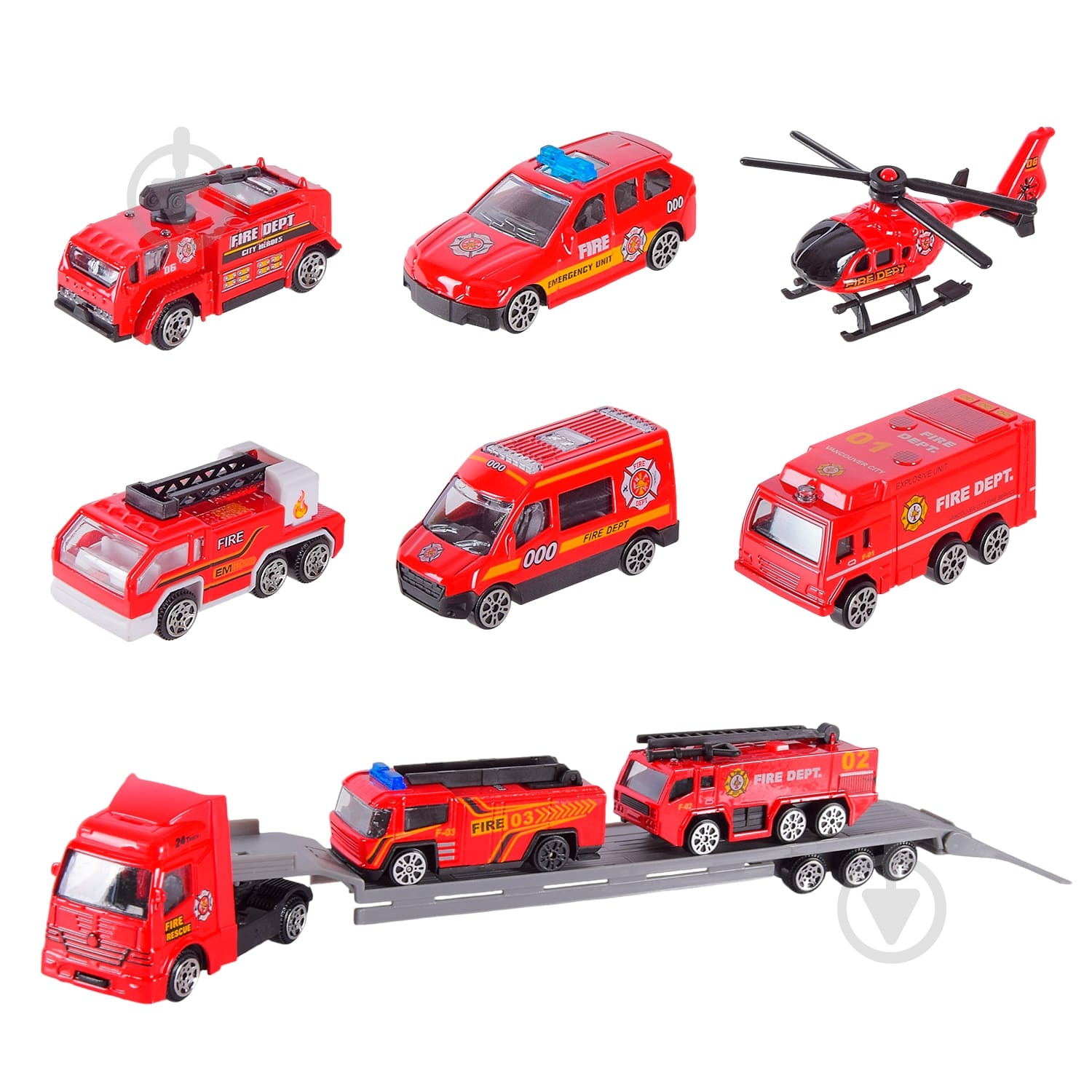 Игровой набор транспорта Shantou 1:64 DS047 - фото 11