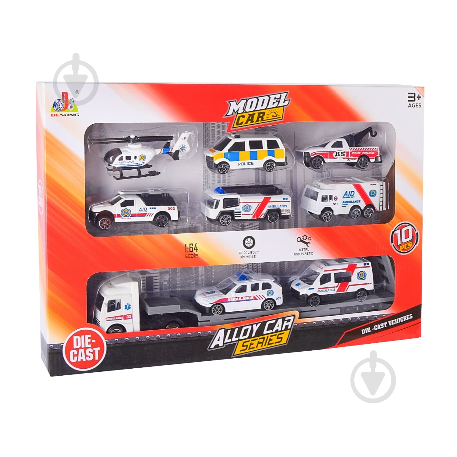 Игровой набор транспорта Shantou 1:64 DS047 - фото 12