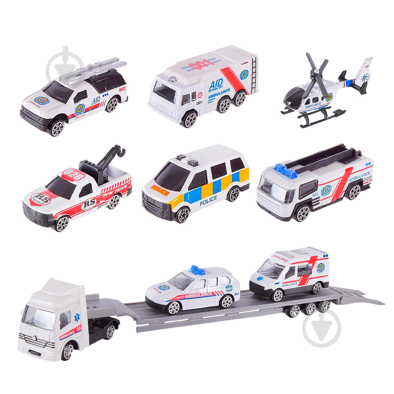 Игровой набор транспорта Shantou 1:64 DS047 - фото 13