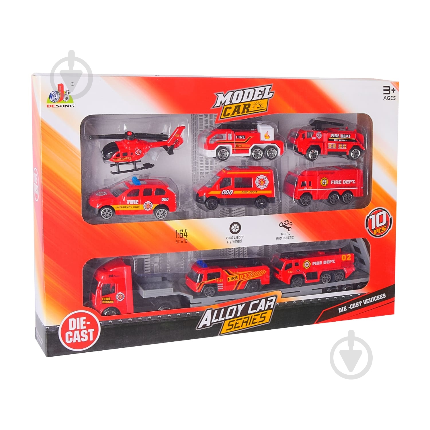Игровой набор транспорта Shantou 1:64 DS047 - фото 10