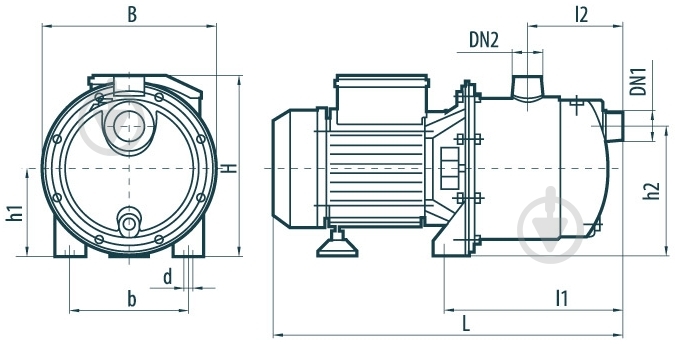 Насос самовсасывающий Насосы плюс оборудование JS110 - фото 4