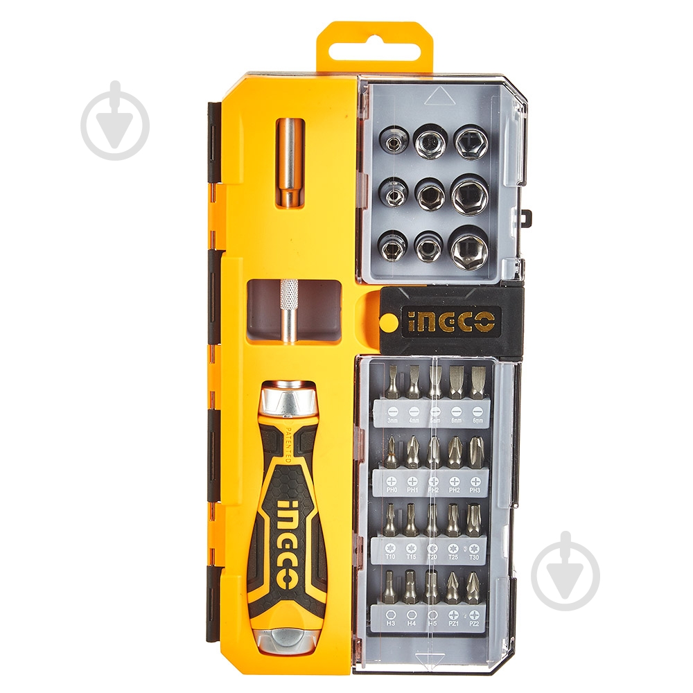 Набор бит и отвертка INGCO HKSDB0338 - фото 1 Набор бит и отвертка INGCO HKSDB0338 - фото 1