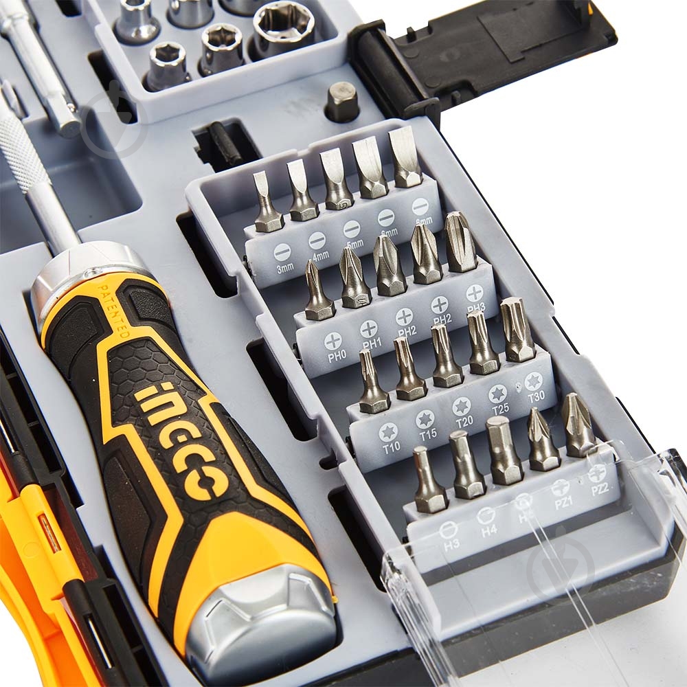 Набор бит и отвертка INGCO HKSDB0338 - фото 2 Набор бит и отвертка INGCO HKSDB0338 - фото 2