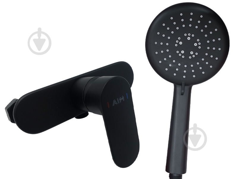 Смеситель для душа AiM черный матовый DG01240 matte black - фото 1 Смеситель для душа AiM черный матовый DG01240 matte black - фото 1