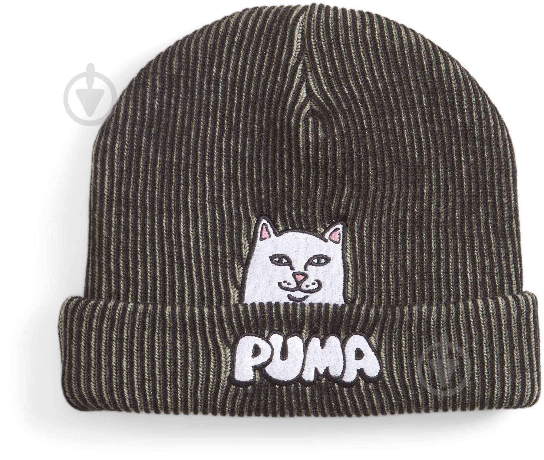 Шапка Puma PUMA X RIPNDIP BEANIE 02492601 р.one size черный - фото 1 Шапка Puma PUMA X RIPNDIP BEANIE 02492601 р.one size черный - фото 1