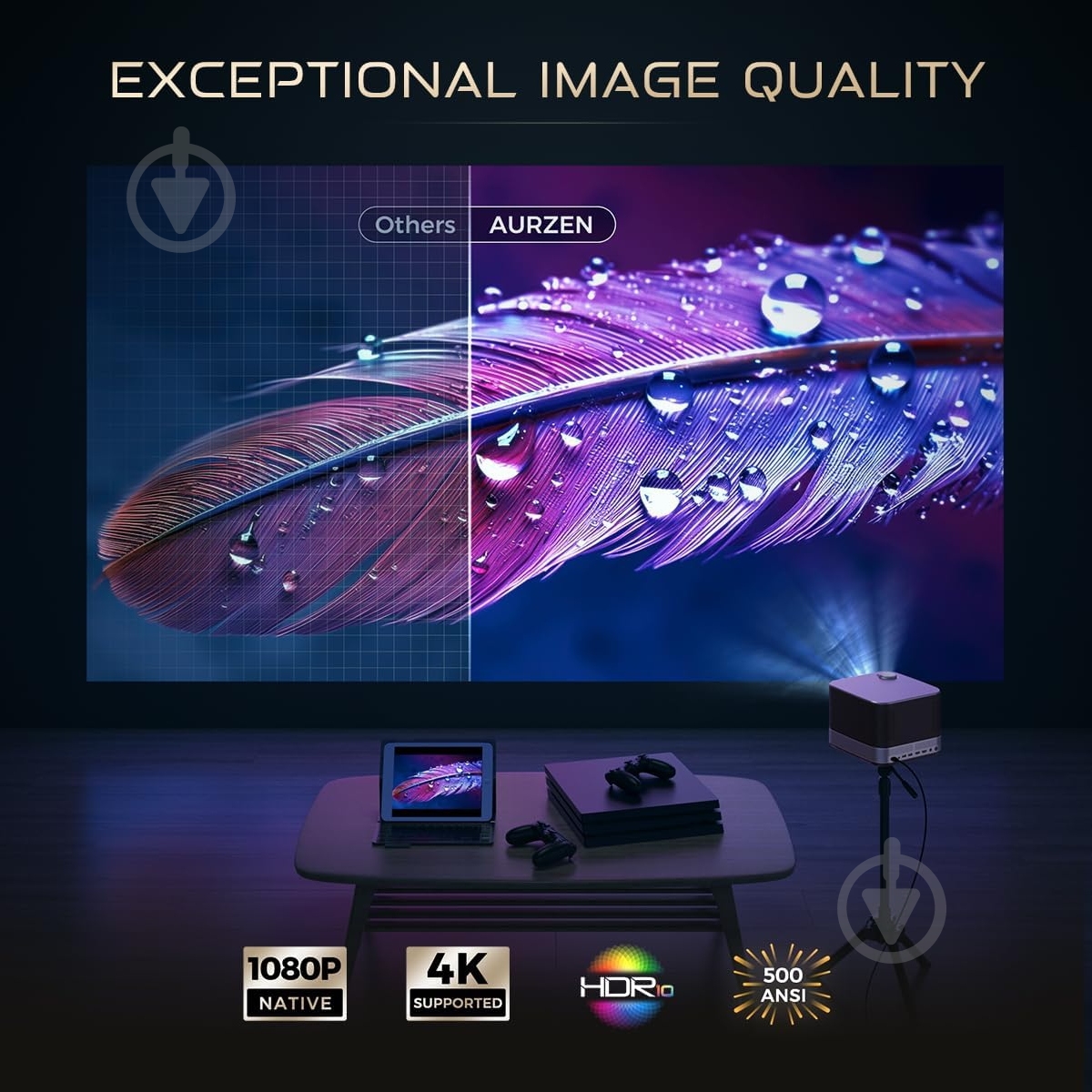 Проектор Aurzen Boom 3 (F503 FCC) - фото 5