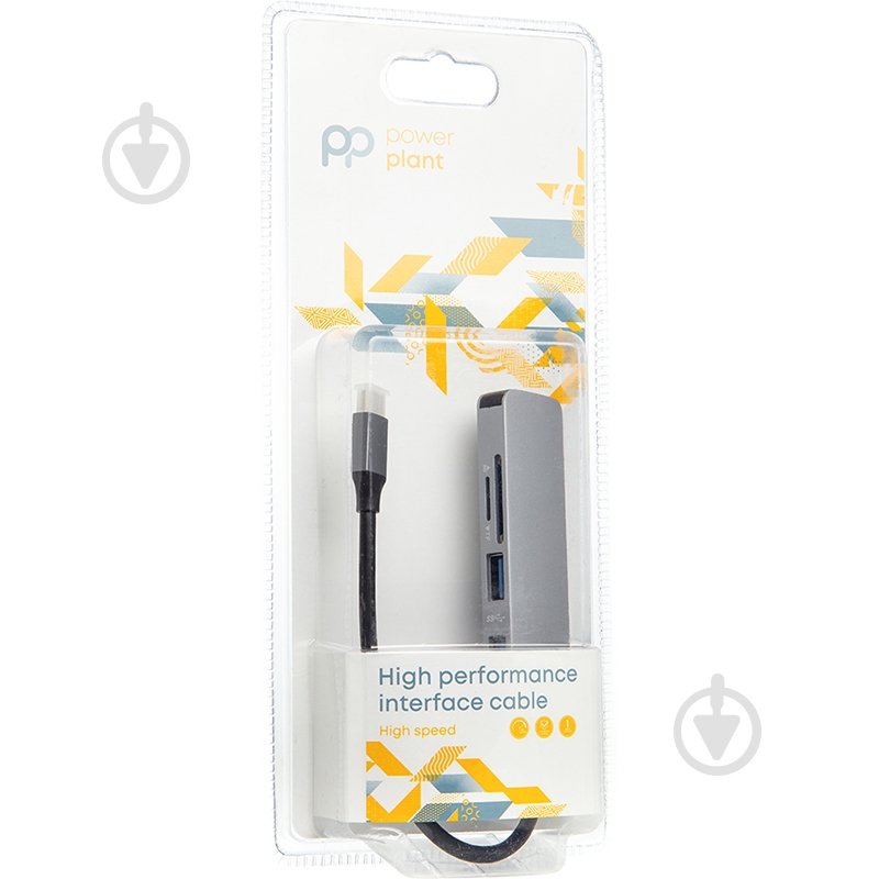 USB-хаб PowerPlant USB Type-C – 3xUSB 3.0 Ports + TF/SD Card Reader - фото 3 USB-хаб PowerPlant USB Type-C – 3xUSB 3.0 Ports + TF/SD Card Reader - фото 3
