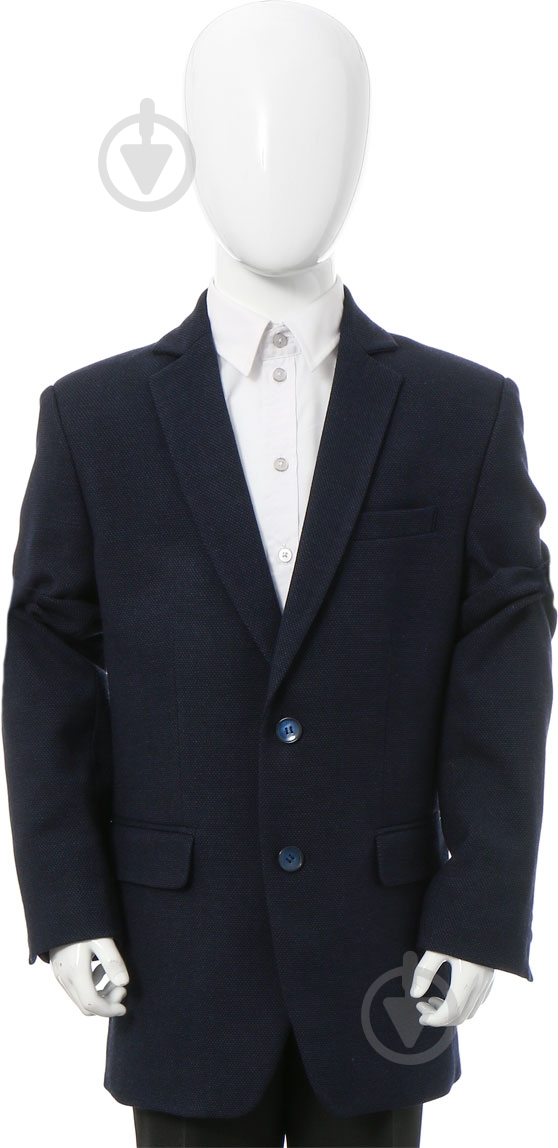 Піджак шкільний р. 42/176 синій мод.440 - фото 1