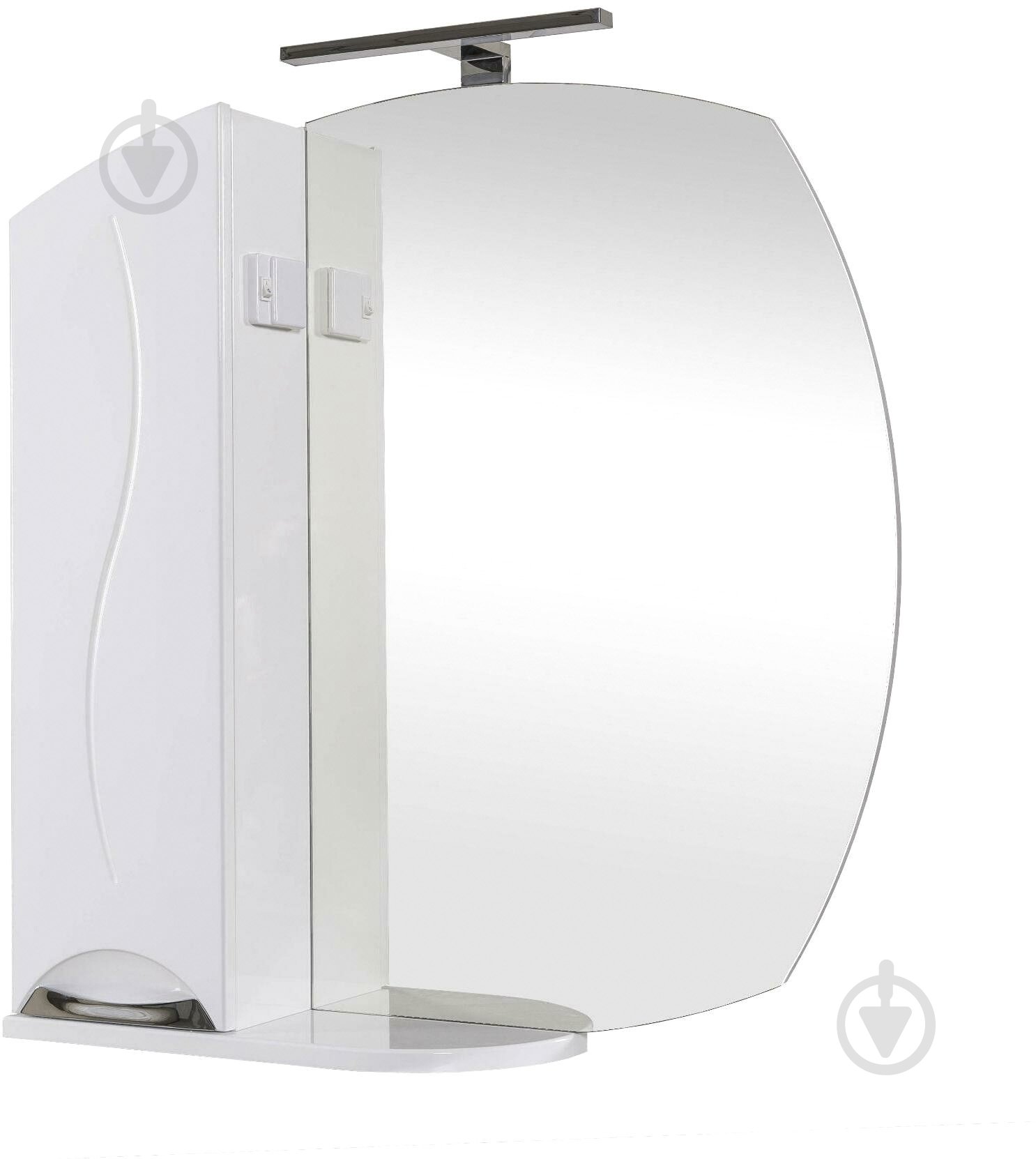 Зеркало со шкафчиком Aqua Rodos Глория 75 L - фото 1 Зеркало со шкафчиком Aqua Rodos Глория 75 L - фото 1