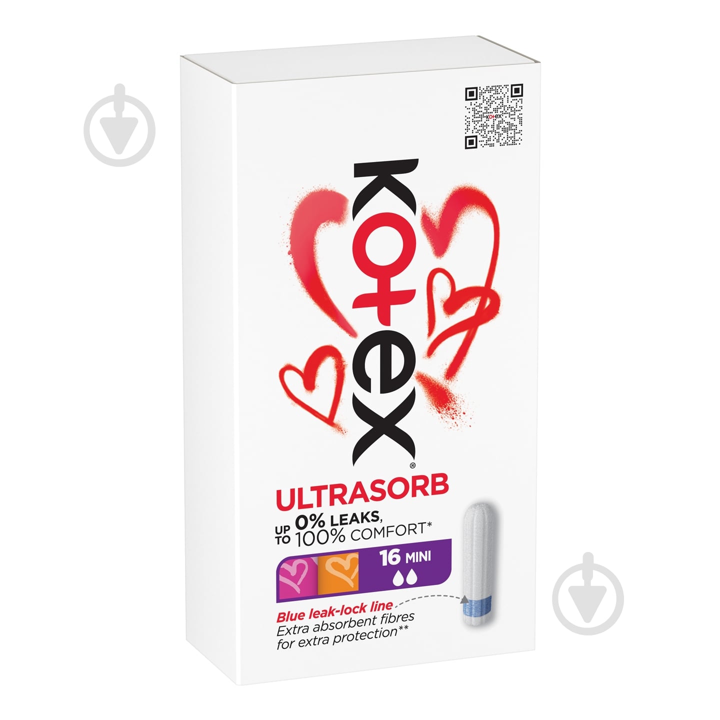 Тампоны Kotex Ultra Sorb Silky Cover mini 16 шт. - фото 2 Тампоны Kotex Ultra Sorb Silky Cover mini 16 шт. - фото 2