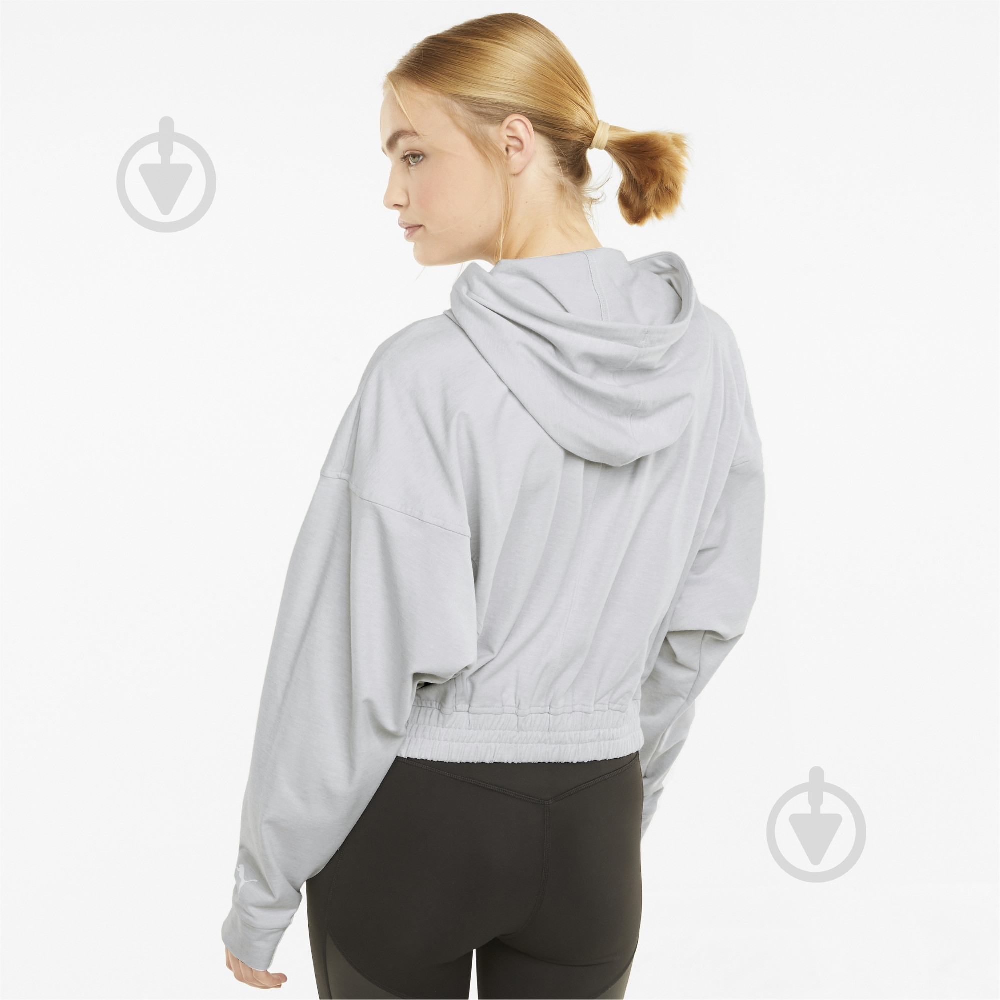Джемпер Puma TRAIN CLOUDSPUN FZ HOODIE 52105572 р.XS серый - фото 2