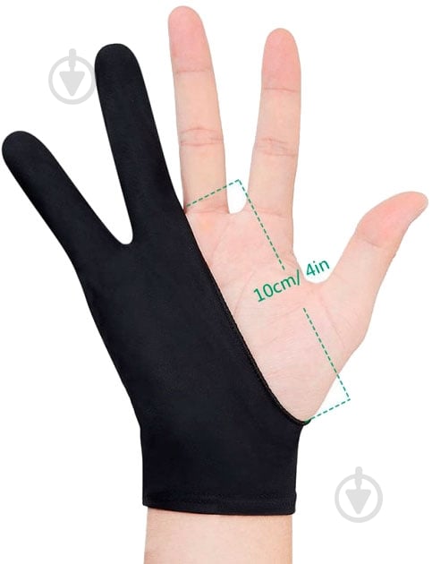 Рукавичка для малювання Parblo PR-01 black - фото 3 Рукавичка для малювання Parblo PR-01 black - фото 3