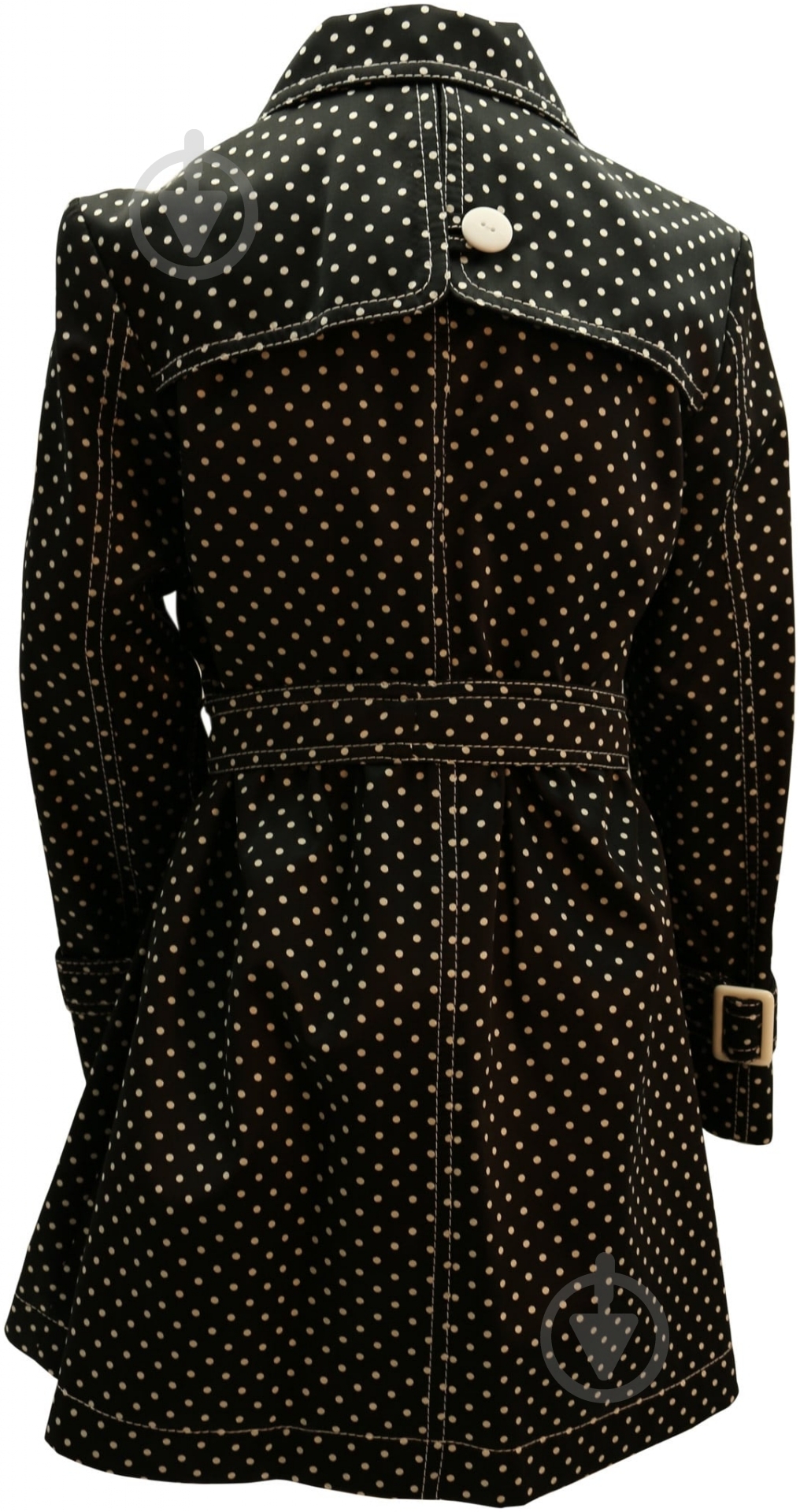 Плащ для девочки Alisa Line Ромашка Горох р.110 черный с белыми вставками 1,31004900000005E+15 - фото 2 Плащ для девочки Alisa Line Ромашка Горох р.110 черный с белыми вставками 1,31004900000005E+15 - фото 2