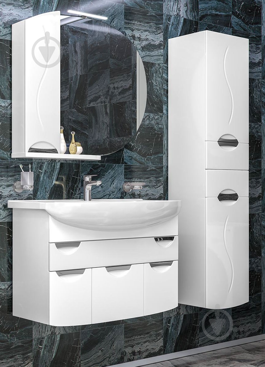 Зеркало со шкафчиком Aqua Rodos Глория 95 L - фото 5 Зеркало со шкафчиком Aqua Rodos Глория 95 L - фото 5