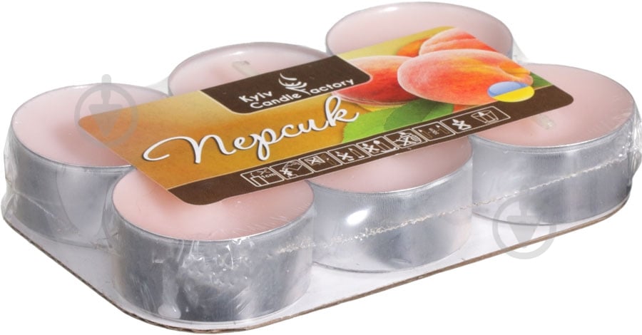 Набор свечей Персик 7043 Kyiv Candle Factory - фото 2