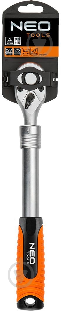 Ключ NEO tools 1/4"(F)×3/8"(M) 08-502 - фото 2