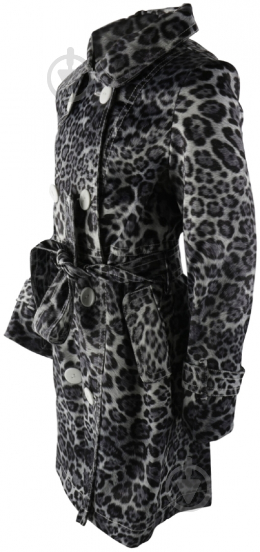 Плащ для девочки Alisa Line Ромашка Леопард р.134 черный с белым 1,31004200000005E+15 - фото 2