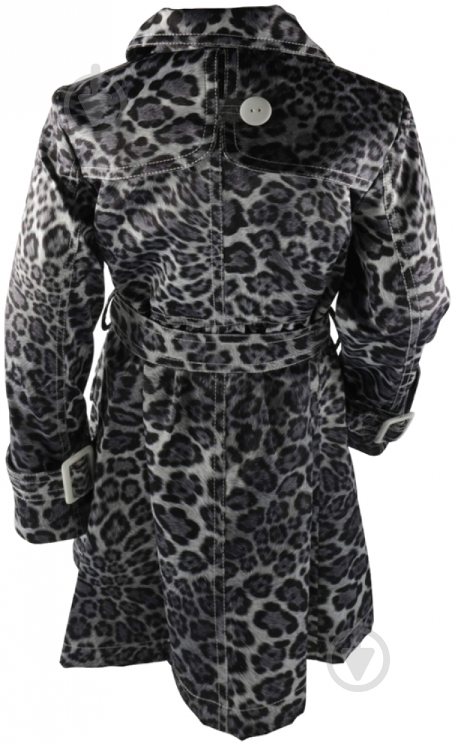 Плащ для девочки Alisa Line Ромашка Леопард р.134 черный с белым 1,31004200000005E+15 - фото 3