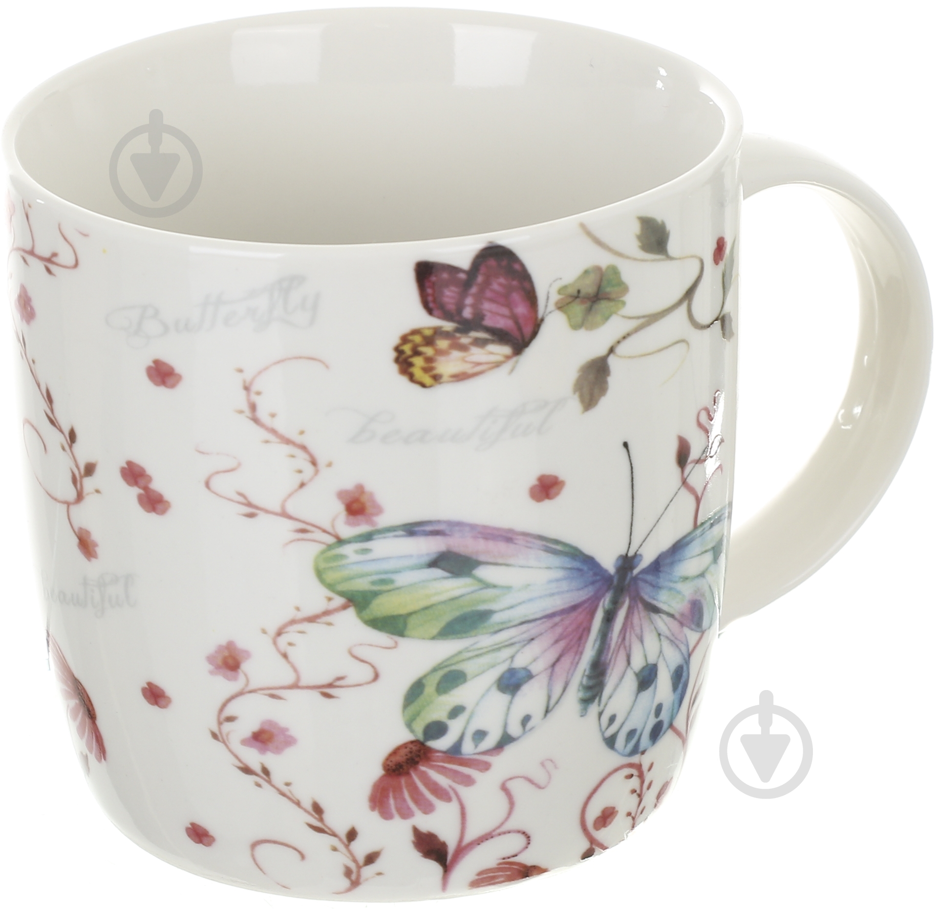 Чашка Milika Butterfly Pink 330 мл - фото 2 Чашка Milika Butterfly Pink 330 мл - фото 2