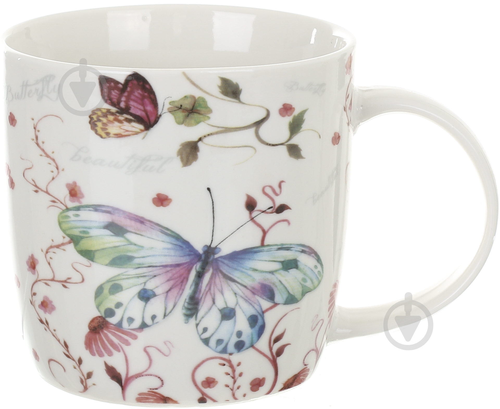 Чашка Milika Butterfly Pink 330 мл - фото 1 Чашка Milika Butterfly Pink 330 мл - фото 1