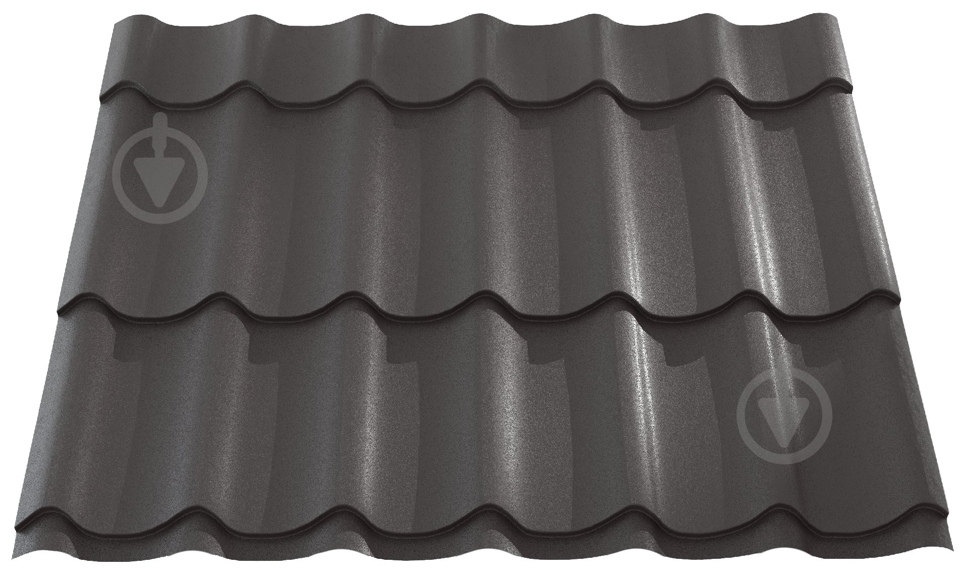 Металлочерепица матовая PSM PROFILE 1180x1200 мм RAL 8019 тёмно-коричневая - фото 1 Металлочерепица матовая PSM PROFILE 1180x1200 мм RAL 8019 тёмно-коричневая - фото 1