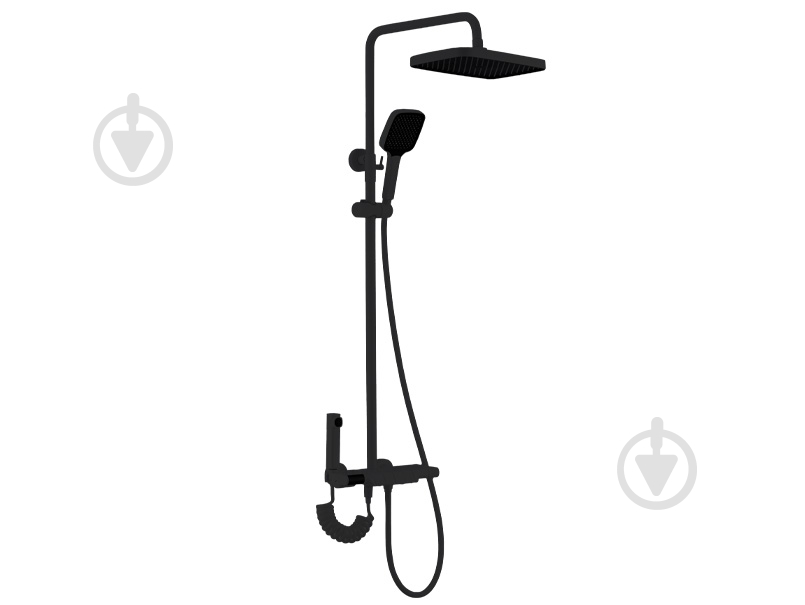 Душевая система AiM мультирежимная черная матовая DG10745 matte black - фото 1