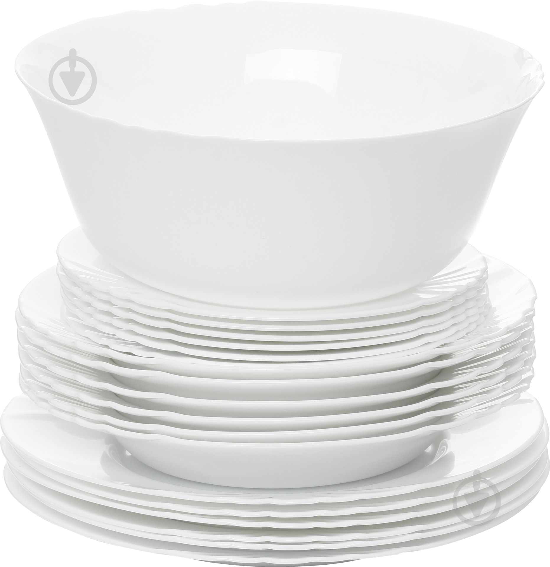 Сервиз столовый Luminarc CADIX 19 предметов на 6 персон L0300 - фото 1 Сервиз столовый Luminarc CADIX 19 предметов на 6 персон L0300 - фото 1