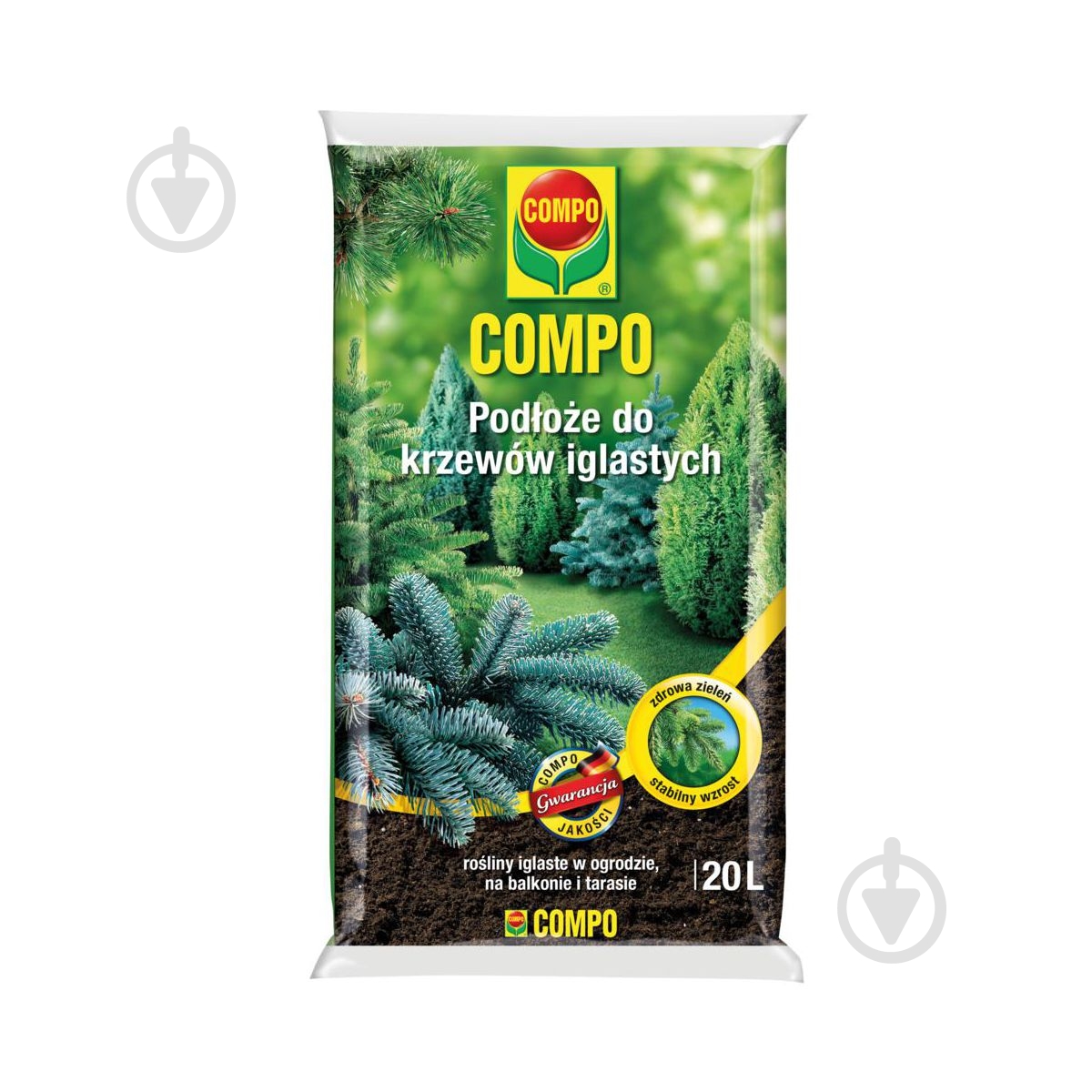 Торфосмесь для хвойных и кустарников Compo 20 л 2257 - фото 1 Торфосмесь для хвойных и кустарников Compo 20 л 2257 - фото 1