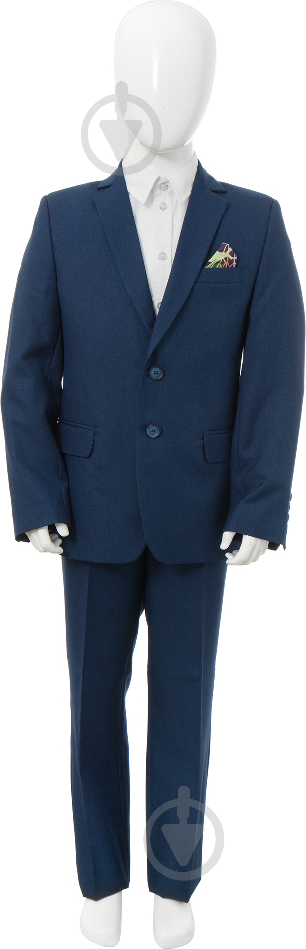 Костюм школьный для мальчика р. 30 / р. 128 синий - фото 1