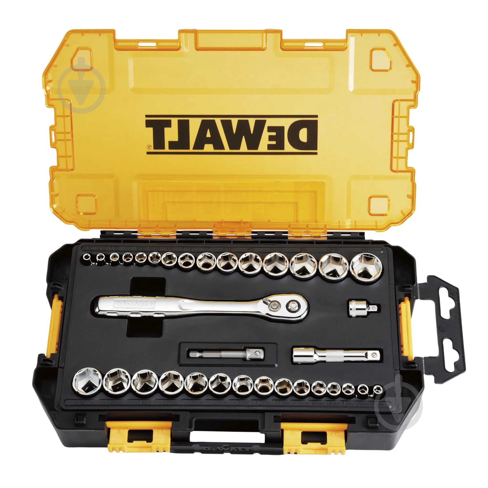 Набор головок DeWalt 34 шт. DWMT45034-0 - фото 1