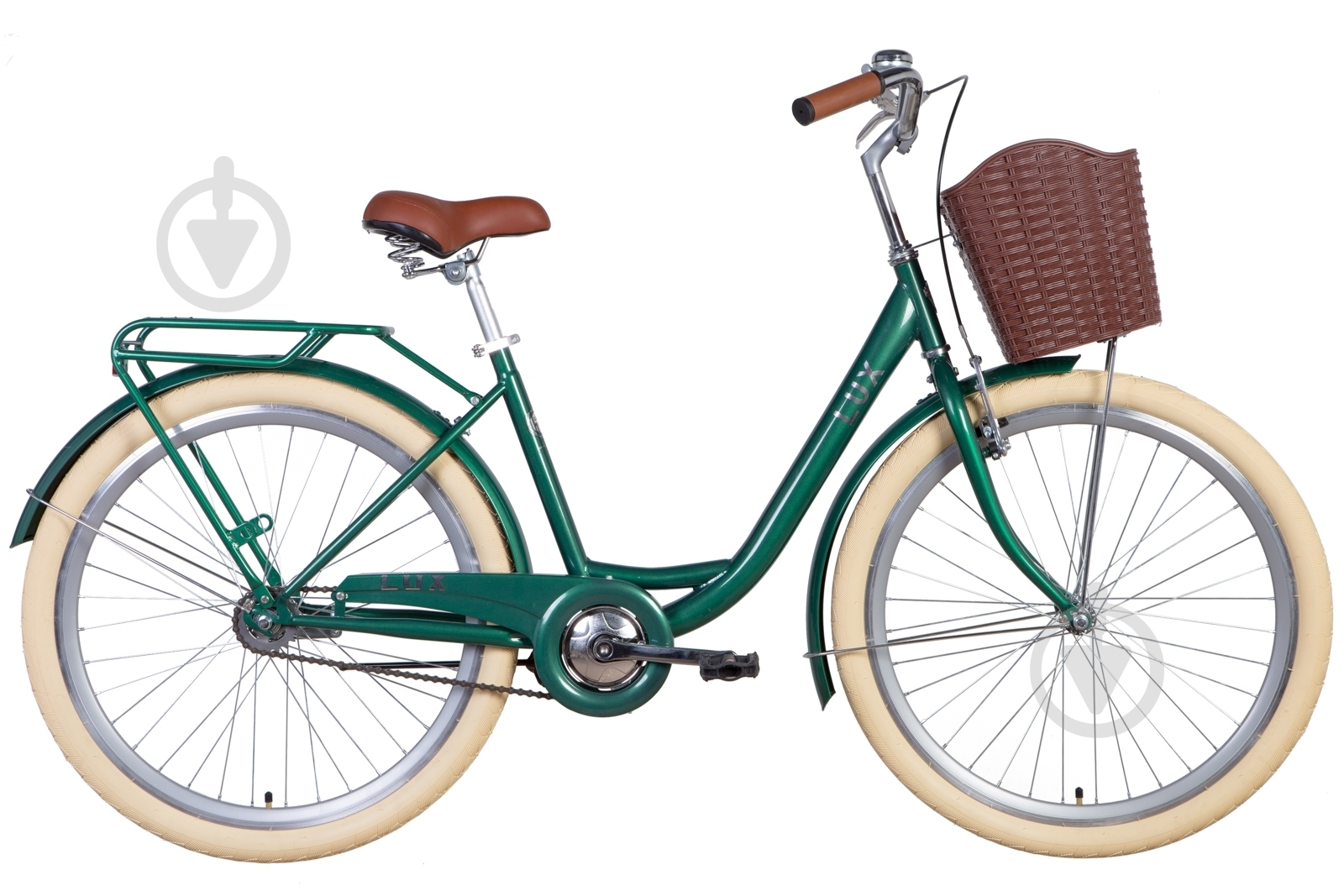 Велосипед Dorozhnik 26" 17"(43 см) LUX OPS-D-26-115 зеленый - фото 1