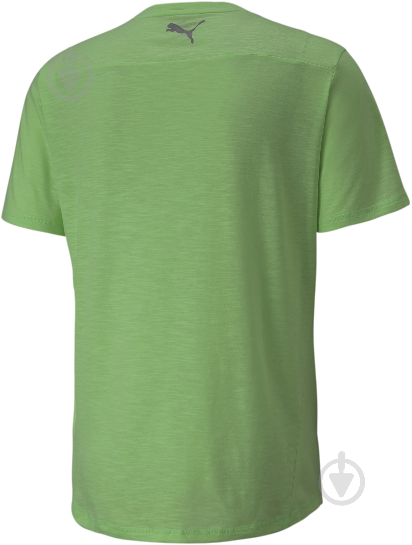 Футболка Puma RUN LOGO SS TEE M FIZZY LIME 52140134 р.S салатовий - фото 2