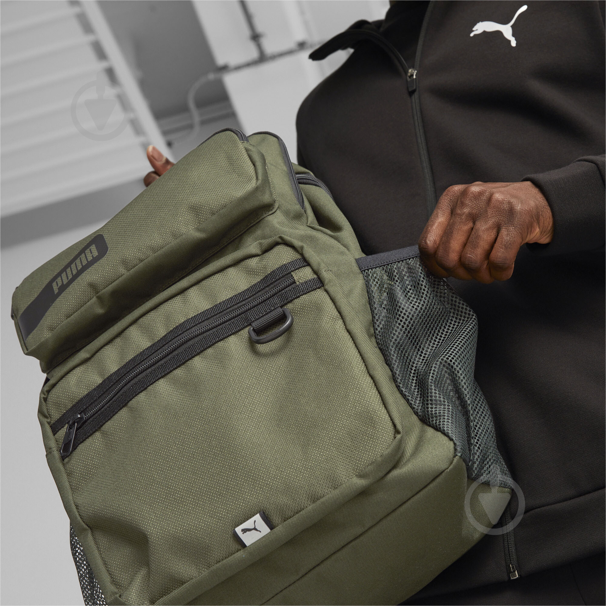 Рюкзак Puma PUMA Deck Backpack II 07951203 хаки - фото 4